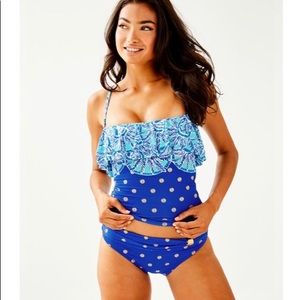 Lilly Pulitzer TWO piece Marina bathing suit NWT